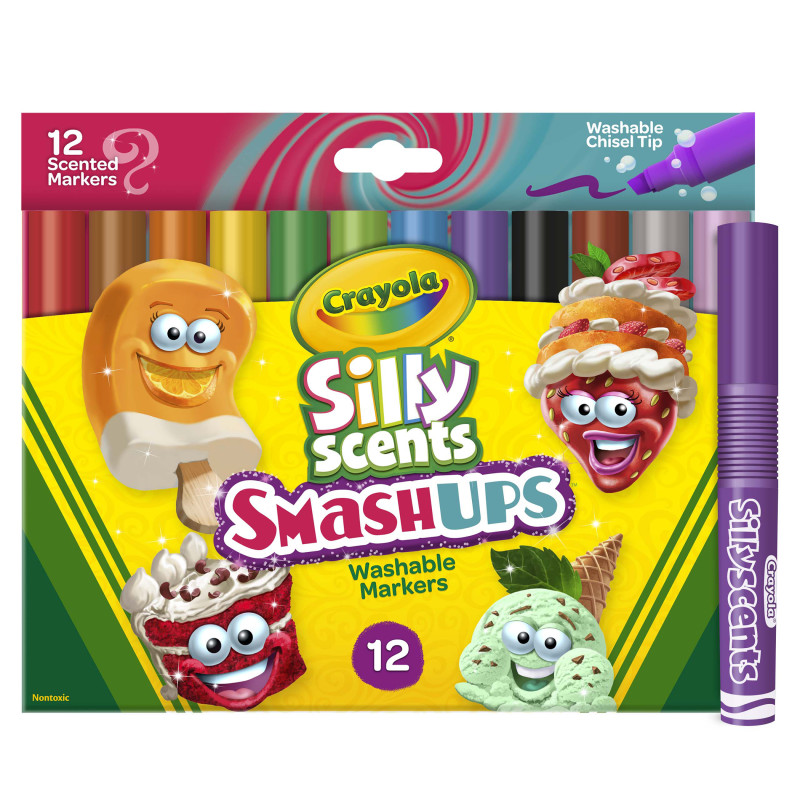 Wedge Tip Silly Scents™ Smash Ups, 12 Count