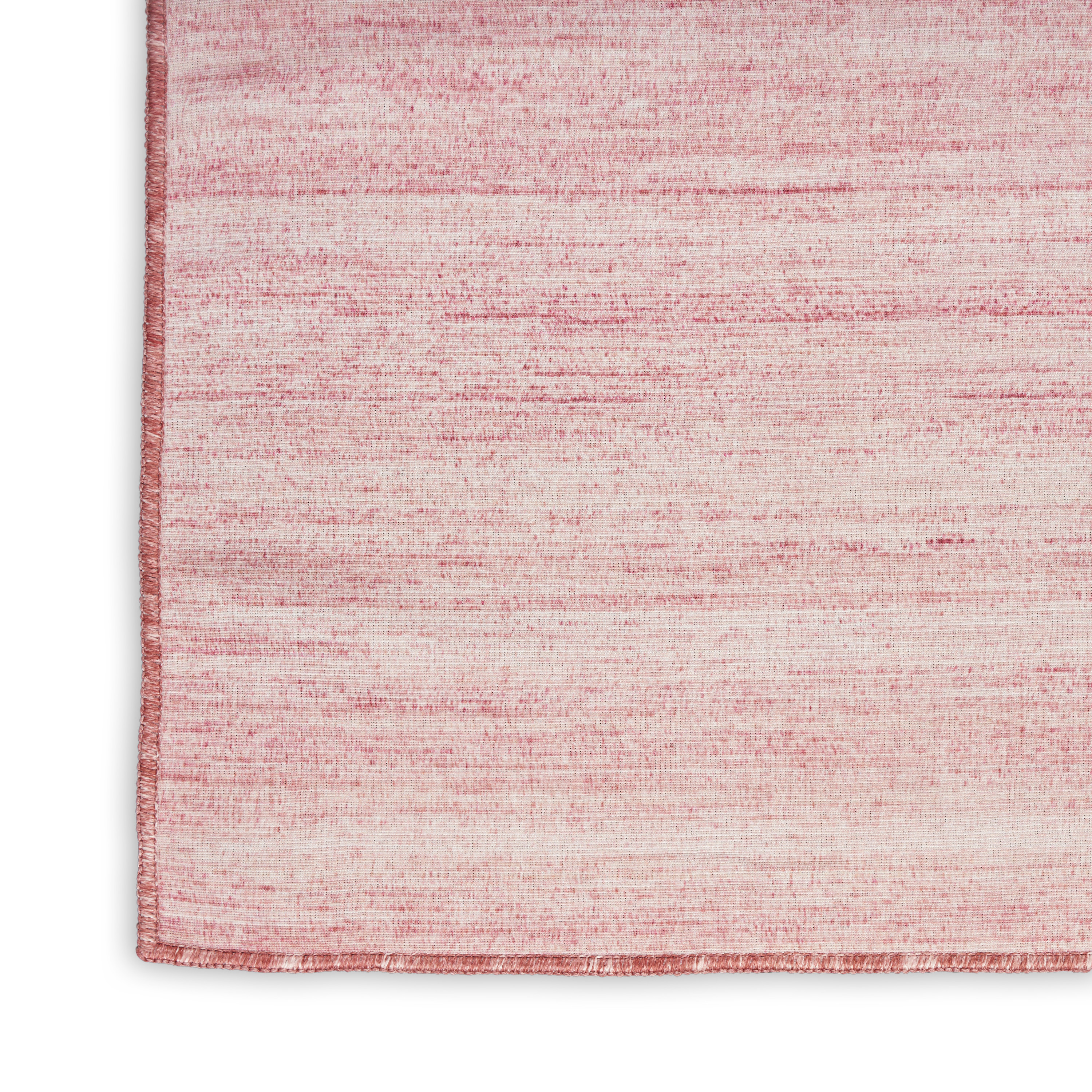 Nourison Washable Essentials 9'2" x 12' Pink Modern Indoor Rug