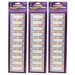 Ashley Productions&reg; Magnetic Die-Cut Small Foam Nameplates & Labels, Confetti, 30 Per Pack, 3 Packs ASH18006-3