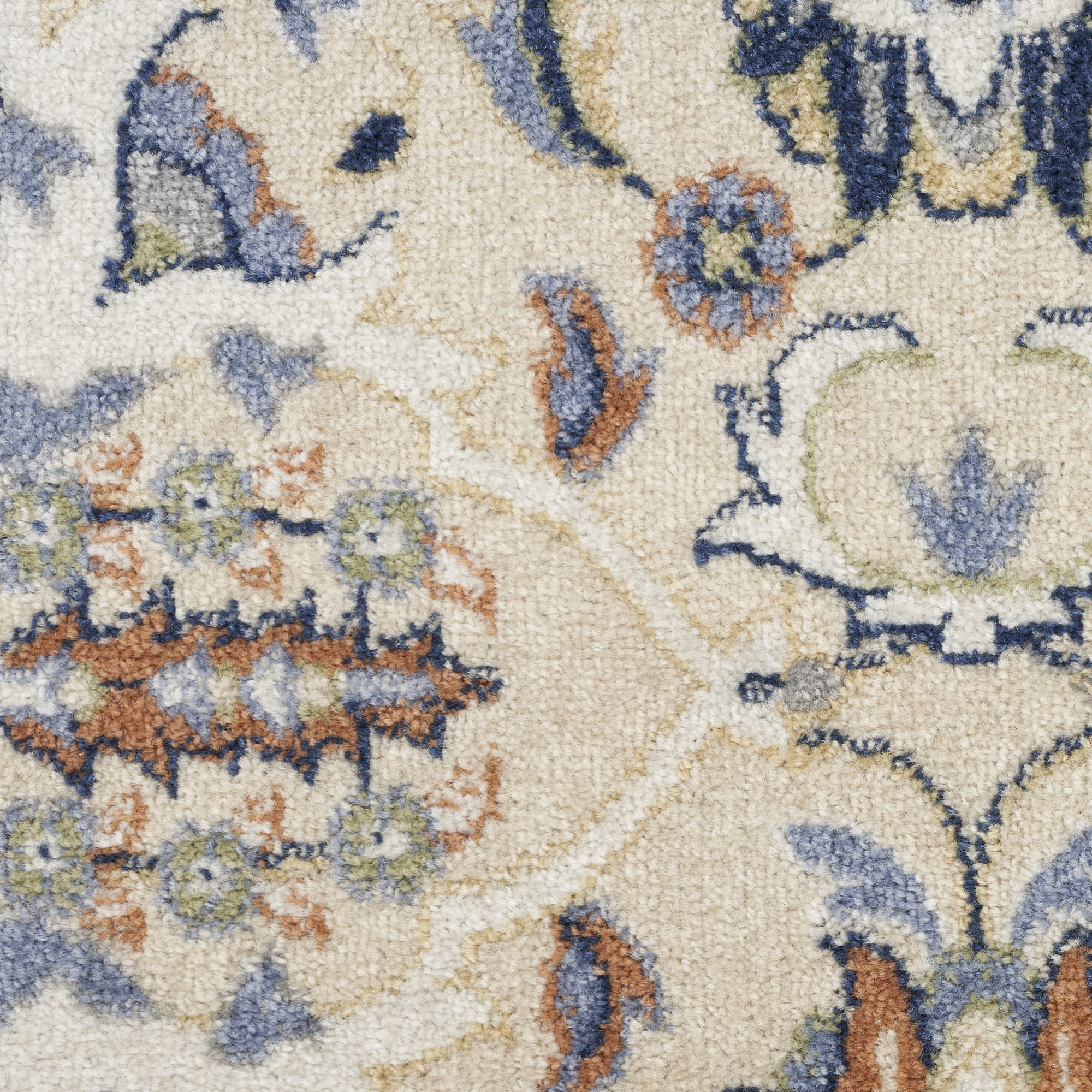 Nourison Allur 4' x 6' Beige Bohemian Indoor Rug