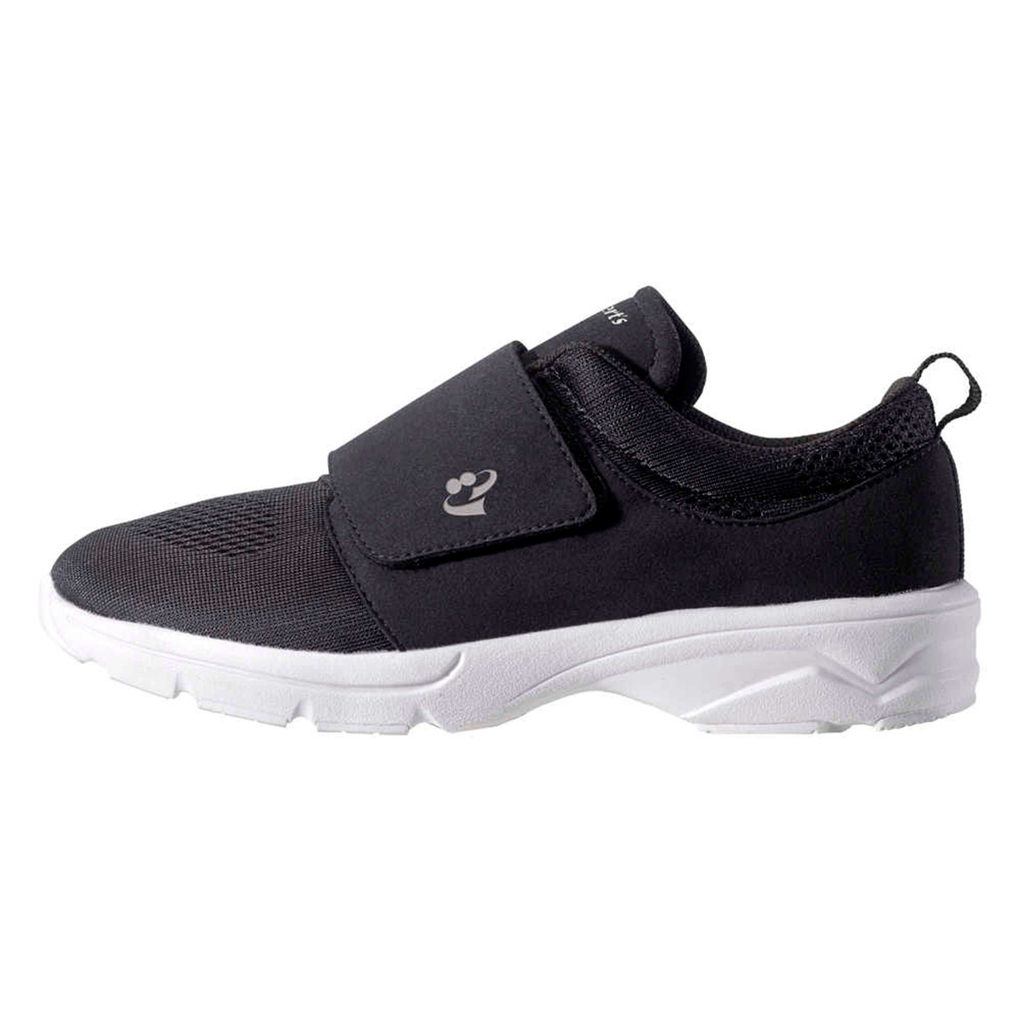 Silverts® hook-and-loop closure Walking Shoe, Size 7, Black