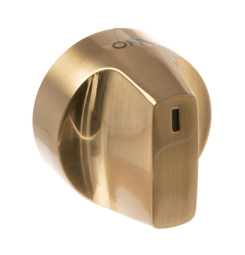 KNOB AND GRAPHICS ASSEMBLY - BRUSHED BRASS