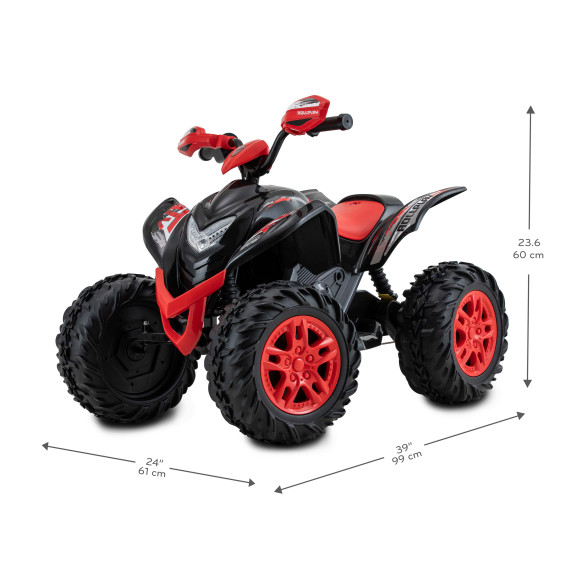 Powersport ATV 12-Volt Battery Ride-On Vehicle Specifications