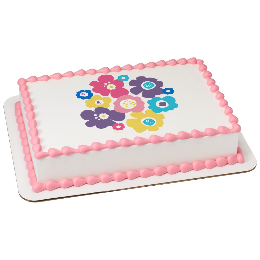 Image Cake Bohemian Poppies
