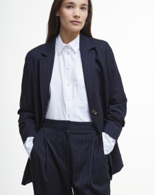 Hose Carrie Pinstripe Wide-Leg 
