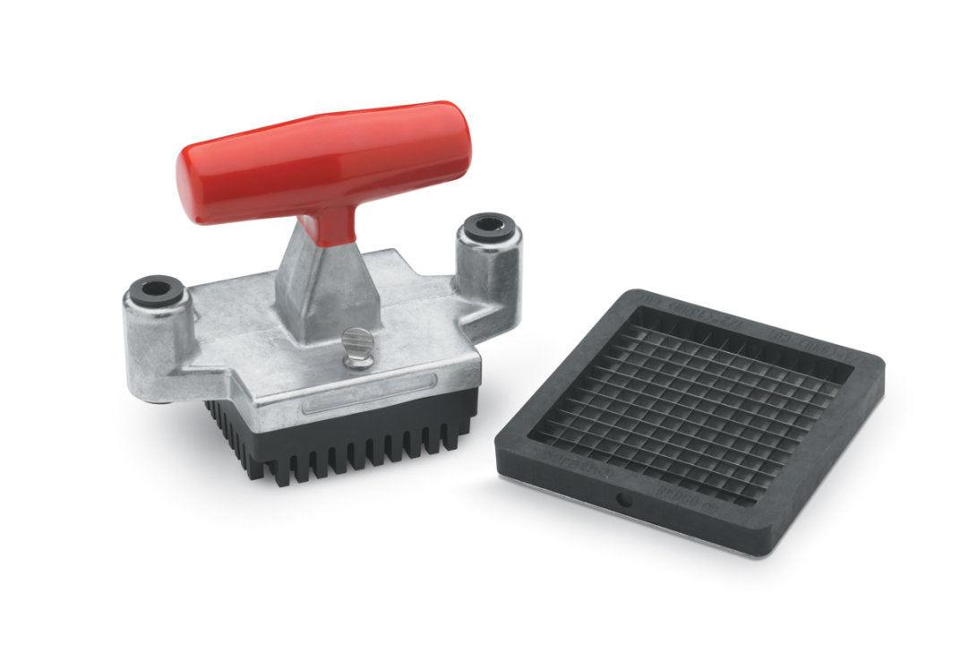 T-handle, pusher block and ¼" x ½" dice replacement blade assembly for Insta Cut® 3.5 manual food processor