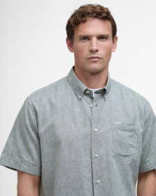 Nelson Regular Short-Sleeved Shirt Olive