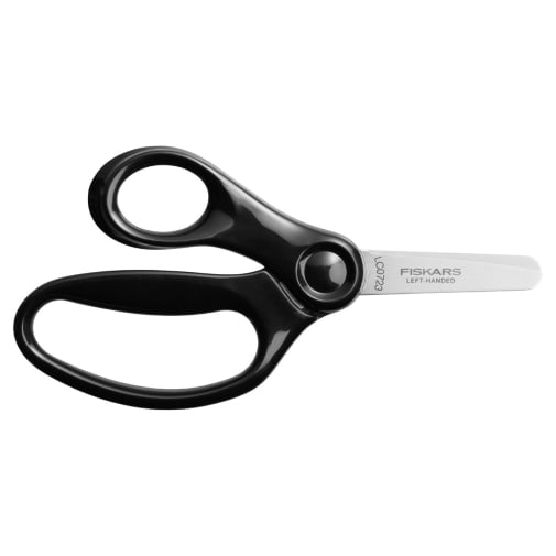 Fiskars Kids Blunt-tip Left-handed Scissors 5" (black)
