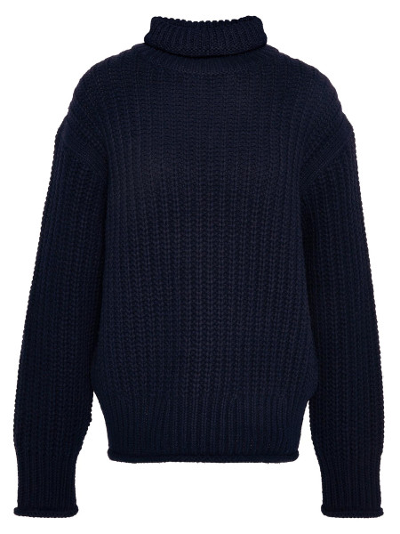 Maglione Rockliffe a collo alto con risvolto