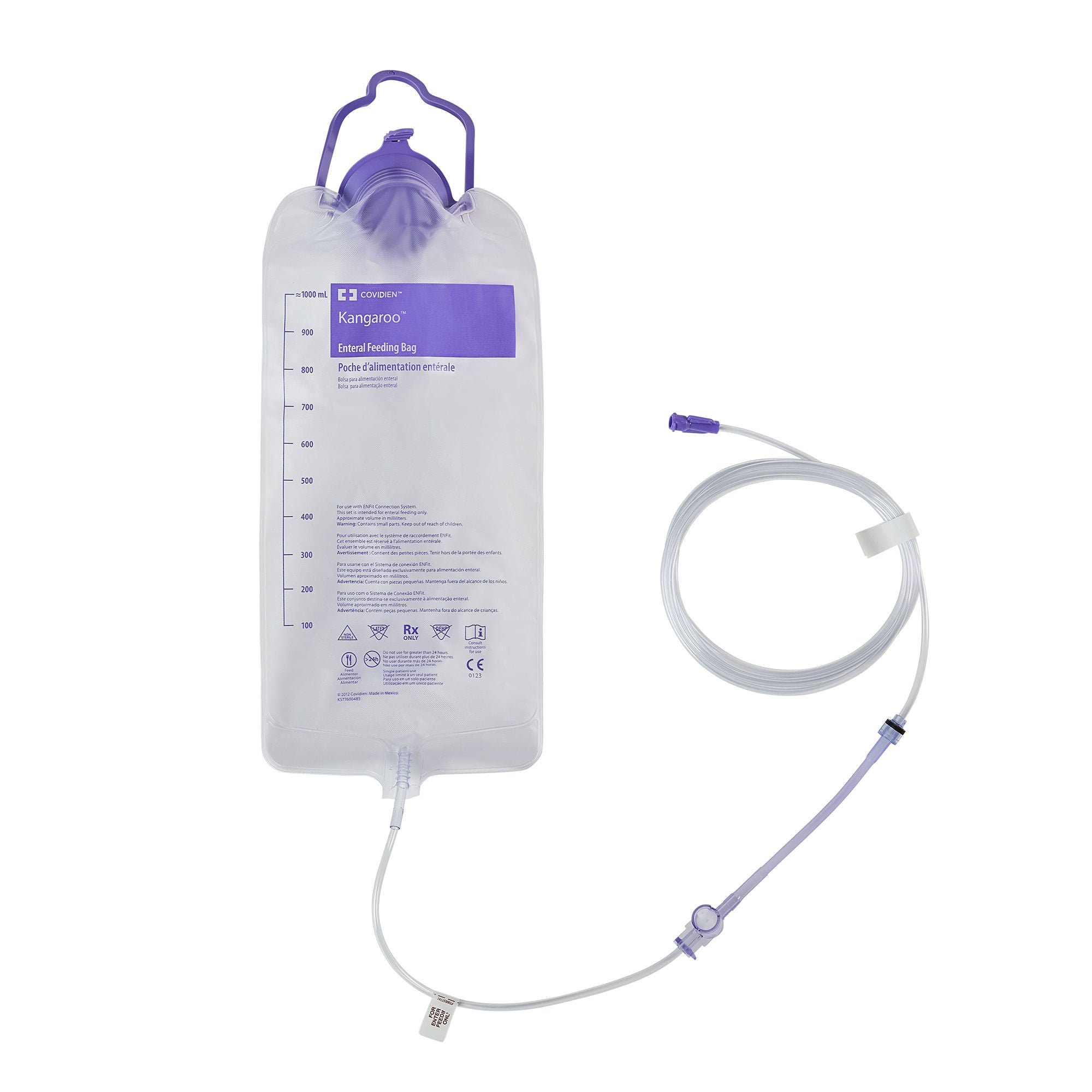 Cardinal PUMP SET, JOEY N/S W/O ENFIT TRANS ADAPTER 1000ML (30/CS)