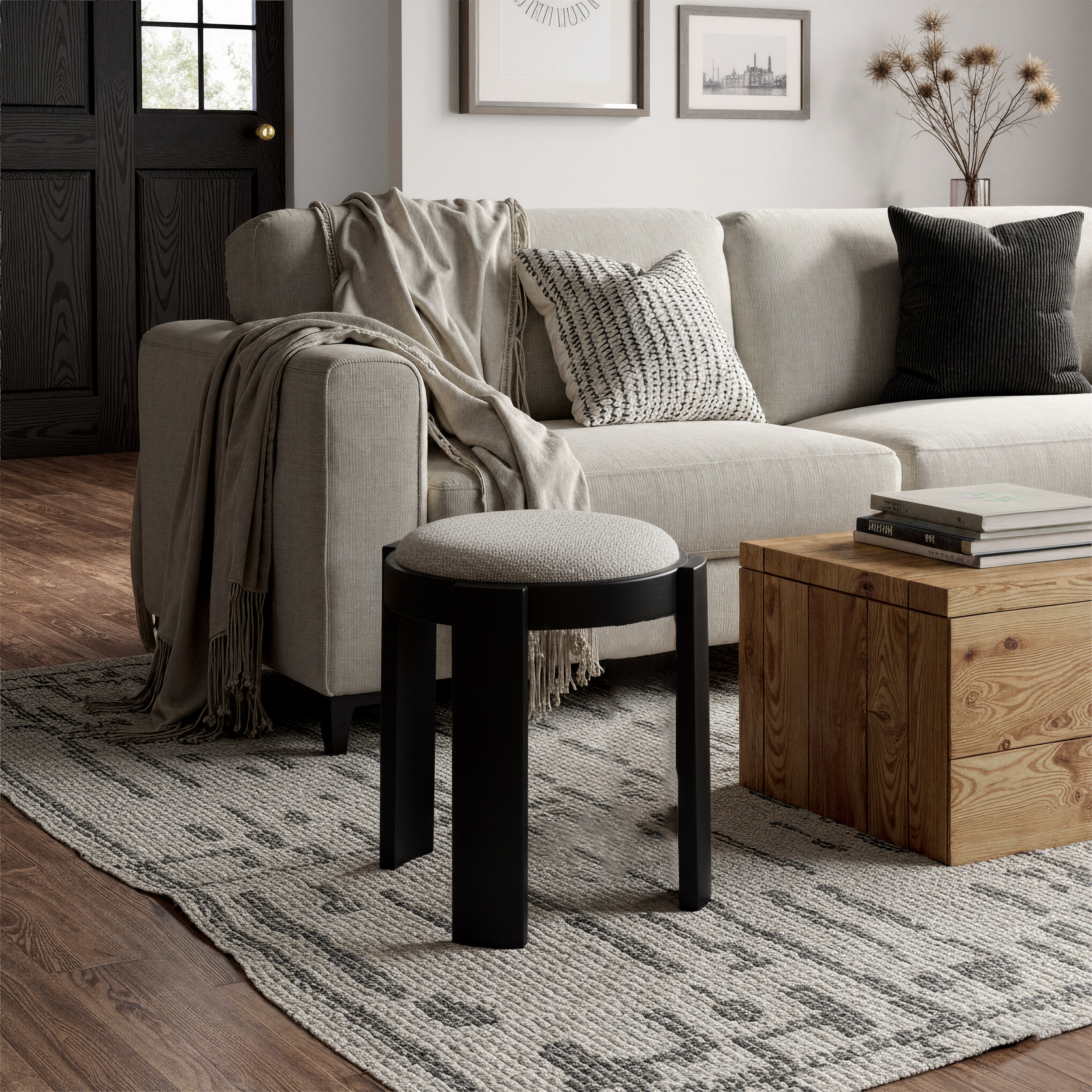 Banjul Ottoman Misty Gray product image