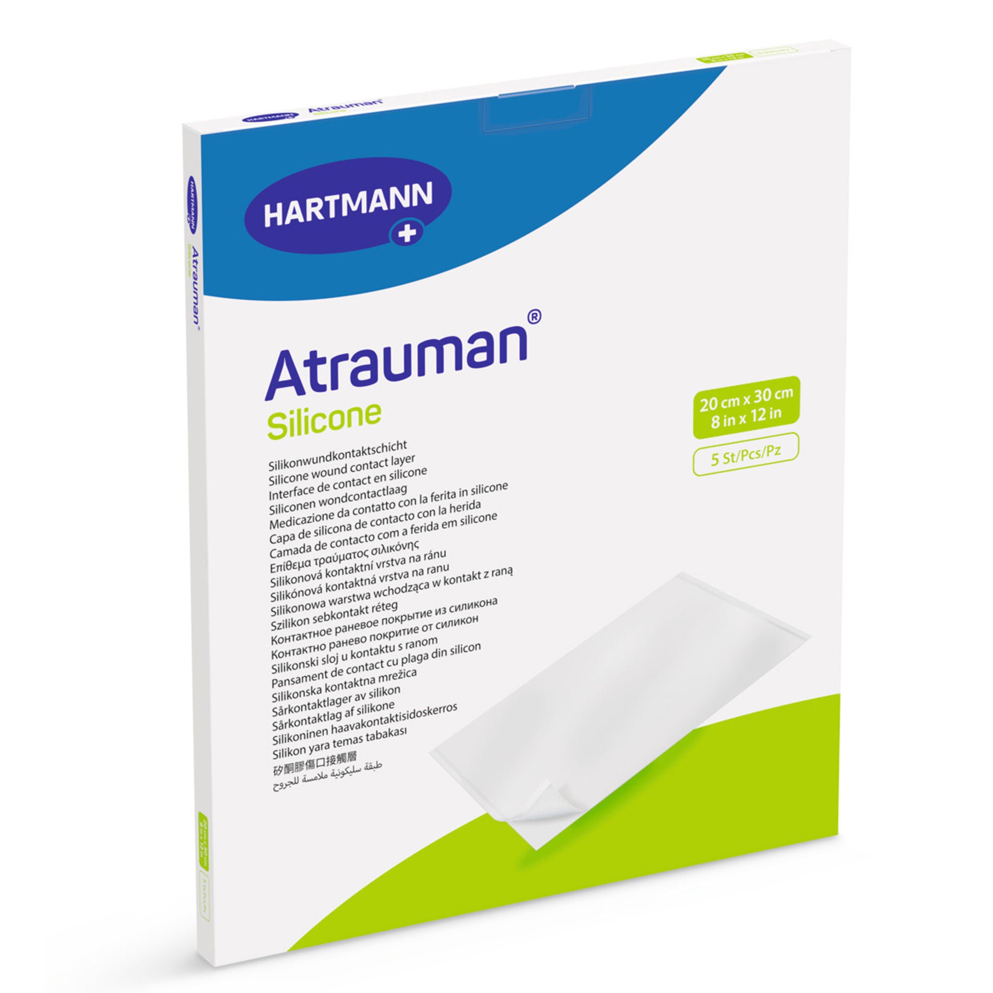 Atrauman® Silicone Sterile Wound Contact Layer Dressing, 8 X 12 Inch