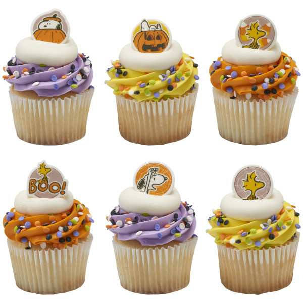 Peanuts® Snoopy® Happy Halloween - Red 3 Free Sweet Décor® Edible Decorations