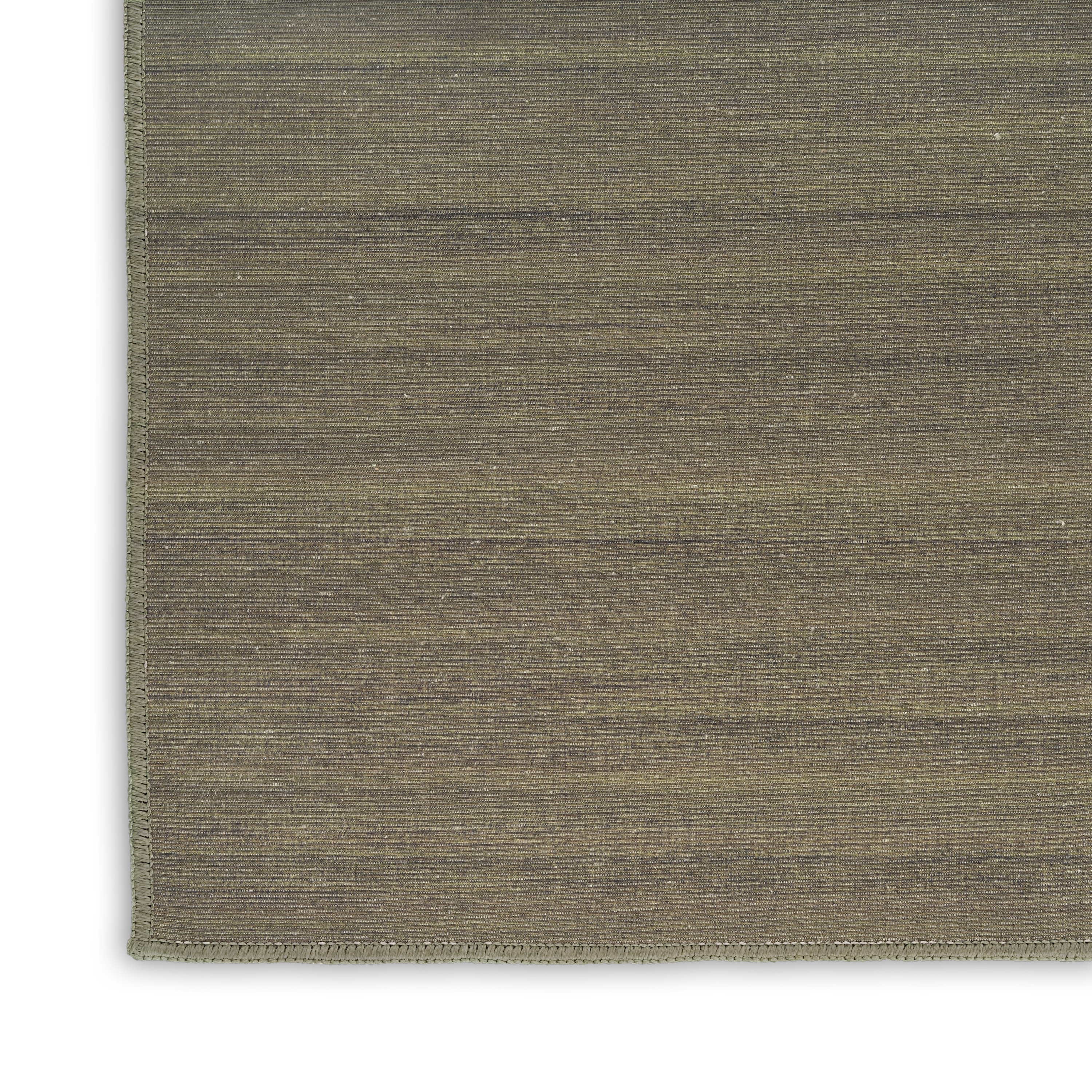 Nourison Washable Essentials 9'2" x 12' Green Modern Indoor Rug