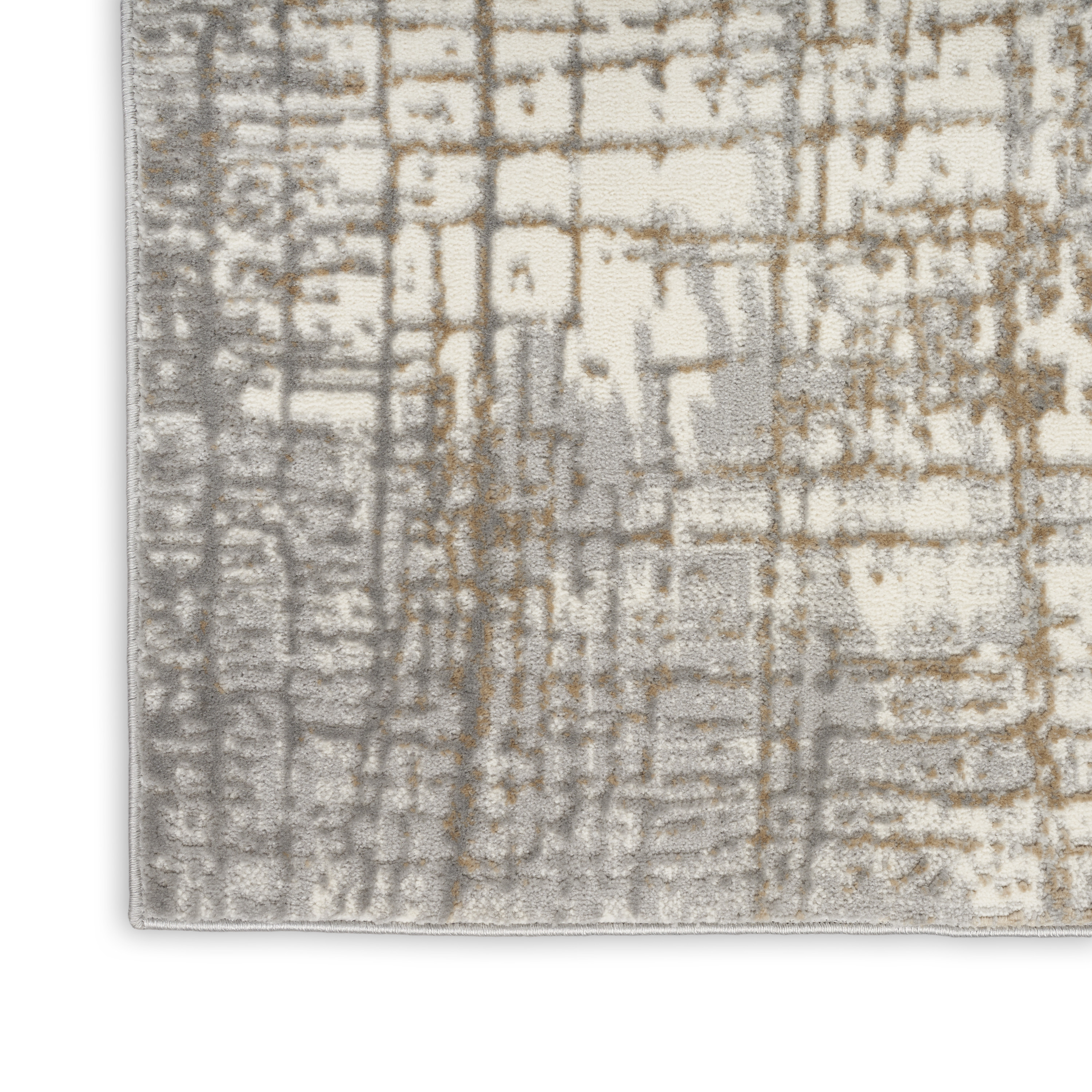 Calvin Klein CK950 Rush 3'2" x 5' Ivory Grey Modern Indoor Rug