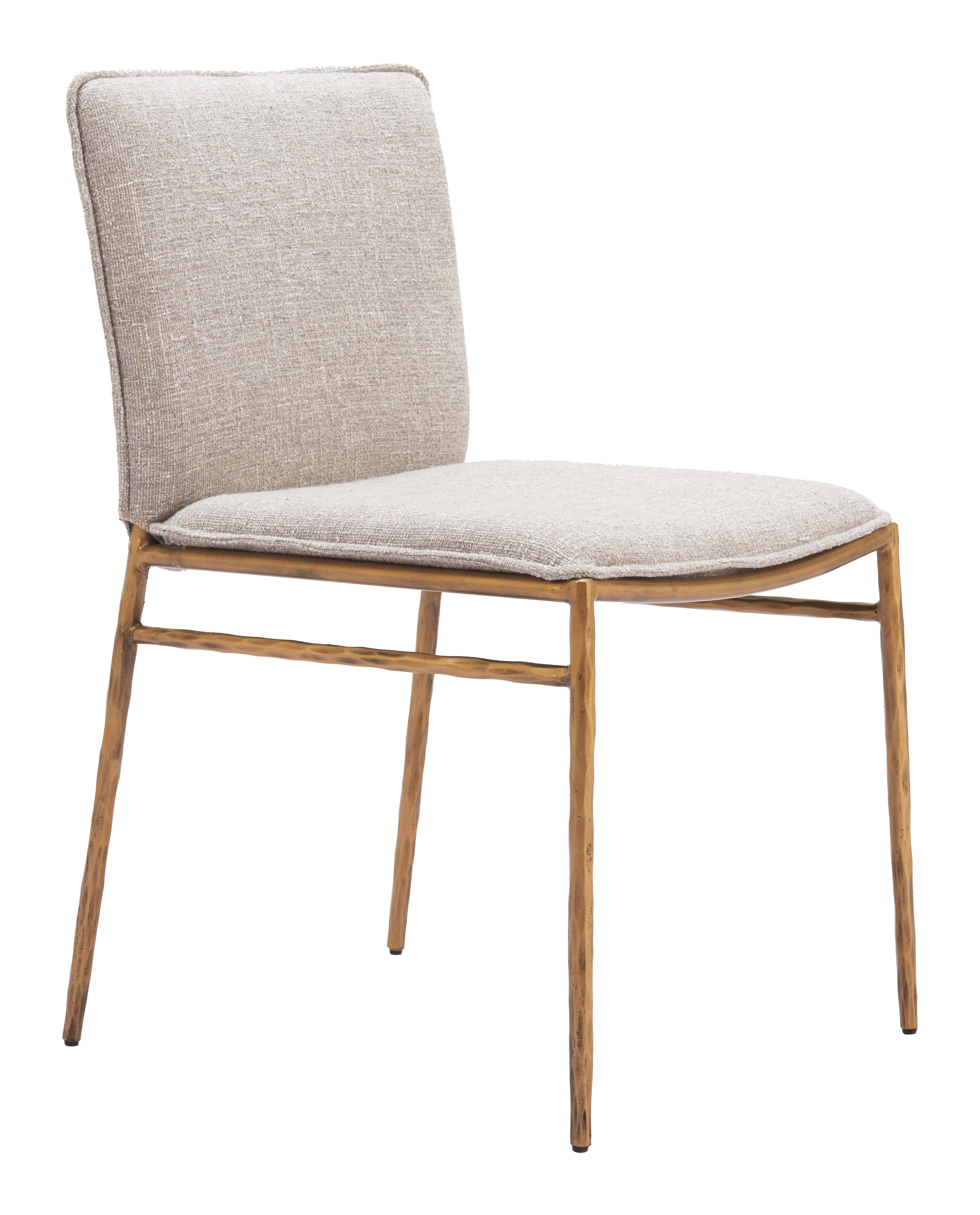 Nordvest Dining Chair Beige & Gold product image