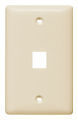 Netselect 1-Port Faceplate Light Almond