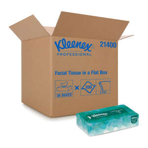 KIM21400, Kimberly Clark, Kleenex, Facial Tissue, 2 ply, White