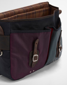 Paul Smith loves Barbour Wax Tarras Bag Night Sky