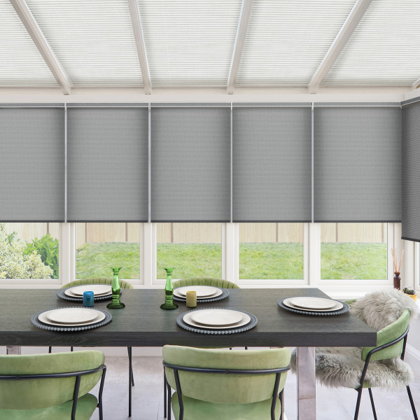 Baden Silver Roller Blind
