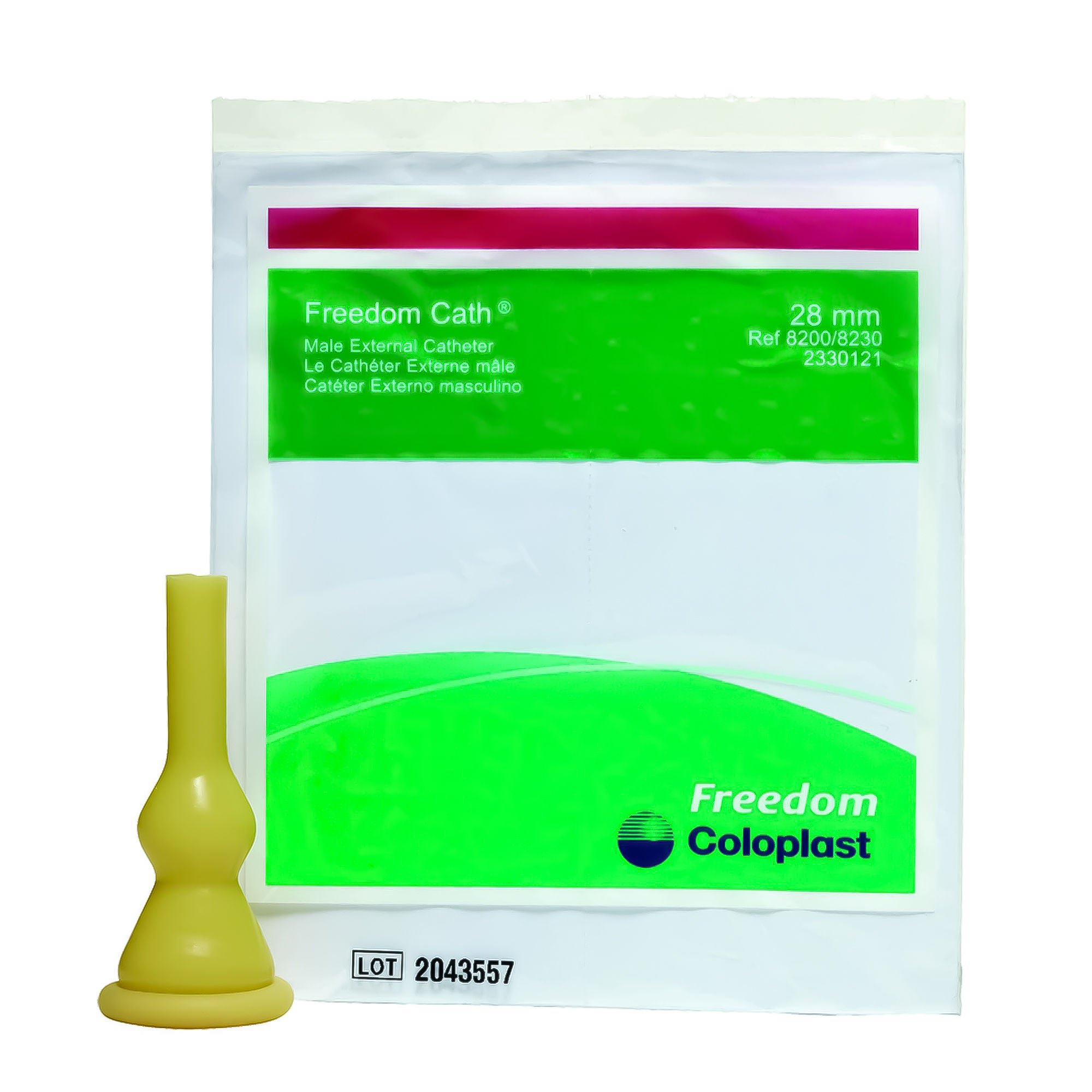 Freedom Cath® Male External Catheter, Self-Adhesive, Small 23 mm