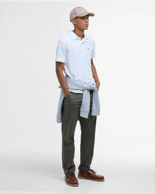 Lightweight Sports Short-Sleeved Polo Shirt Whisper White