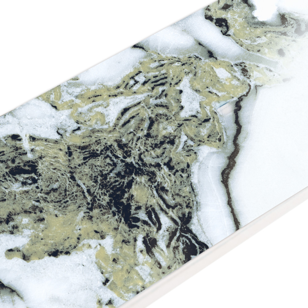 Touche Jade 2-7/8 in. x 11-3/4 in. Porcelain Floor and Wall Tile