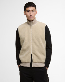 Ryefeld Fleece Gilet Light Stone
