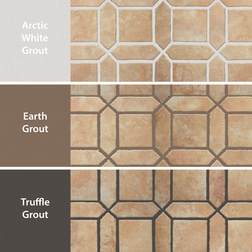 Picket Arenta Arena with Square 14-5/8 in. x 22-1/2 in. Porcelain Floor and Wall Tile