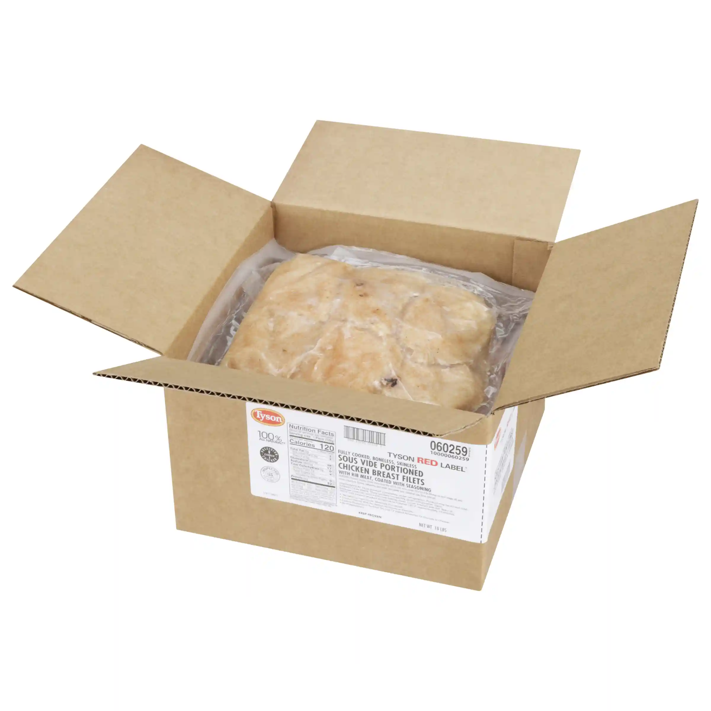 Tyson Red Label® Precision Cooked™ Fully Cooked Unbreaded All Natural* Sous Vide Chicken Breast Filets, 4.5 oz._image_4