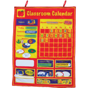 Classroom Calendar, 36"H x 26"W
