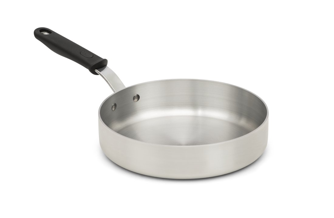 5-quart Wear-Ever® aluminum sauté pan in natural finish and silicone handle