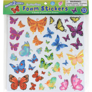 Foam Stickers - Butterflies - Pack of 172