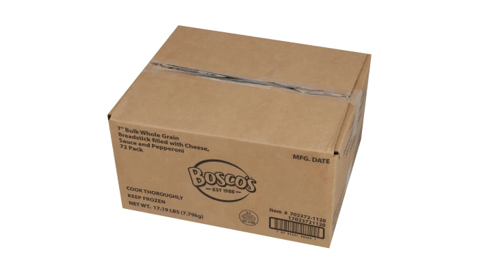 Bosco® 7” Bulk Whole Grain Breadstick filled with Cheese, Sauce and Pepperoni_image_6