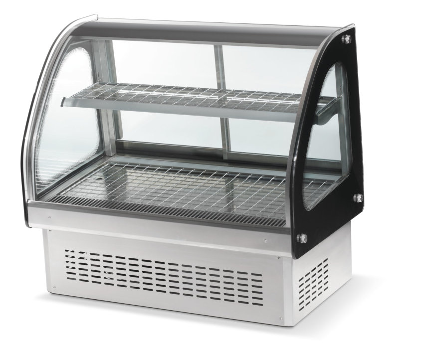 Heated Curved Drop-In Display Case, 36"
