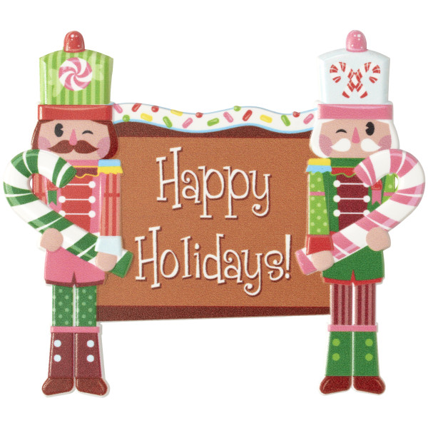 Happy Holidays Nutcracker Layon