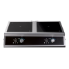 208- to 240-volt 2900-watt side-by-side dual countertop induction range with temperature control probe and programs