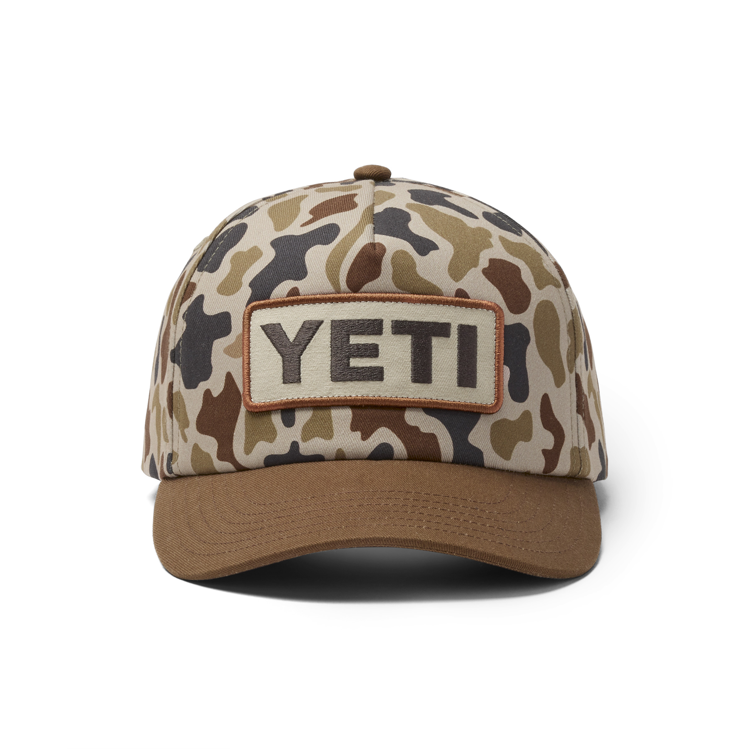 YETI YETI YETI® Wetlands Camo Logo Badge Mid Pro Flat Brim Hat - $30.00 at YETI US