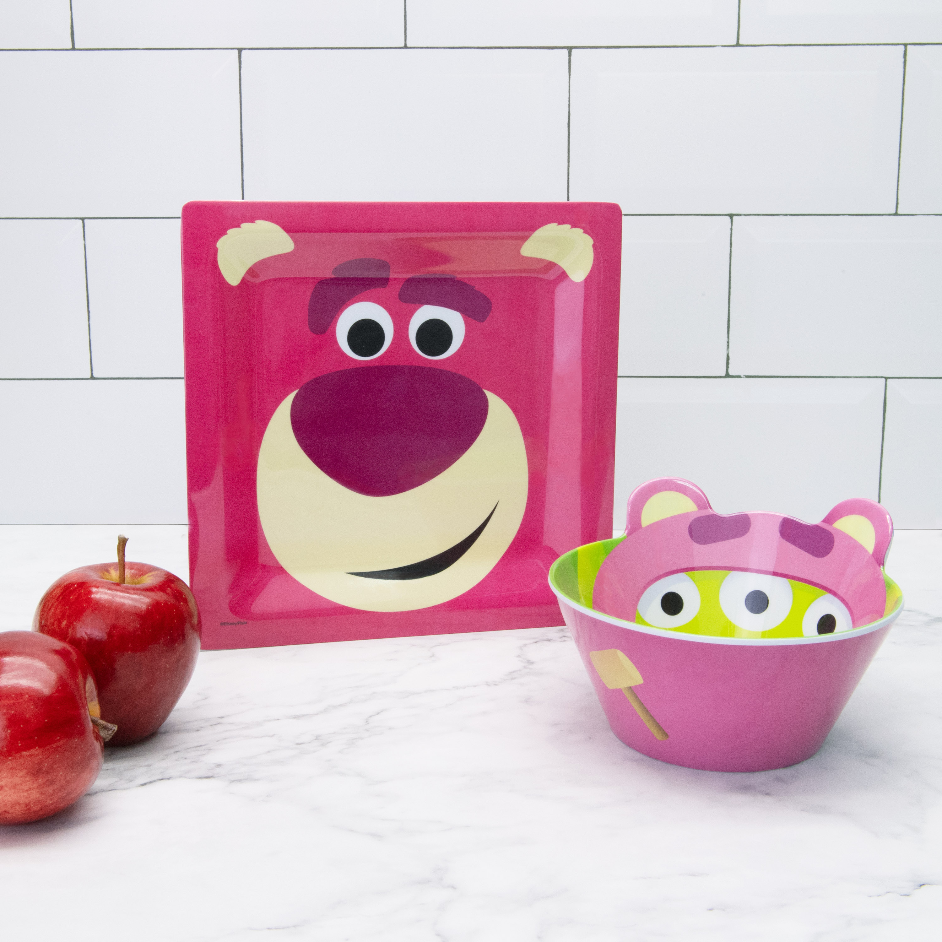 Disney and Pixar Toy Story 4 Plate and Bowl Set, Lotso, 2-piece set slideshow image 6 Disney and Pixar Toy Story 4 Plate and Bowl Set, Lotso, 2-piece set slideshow image 6