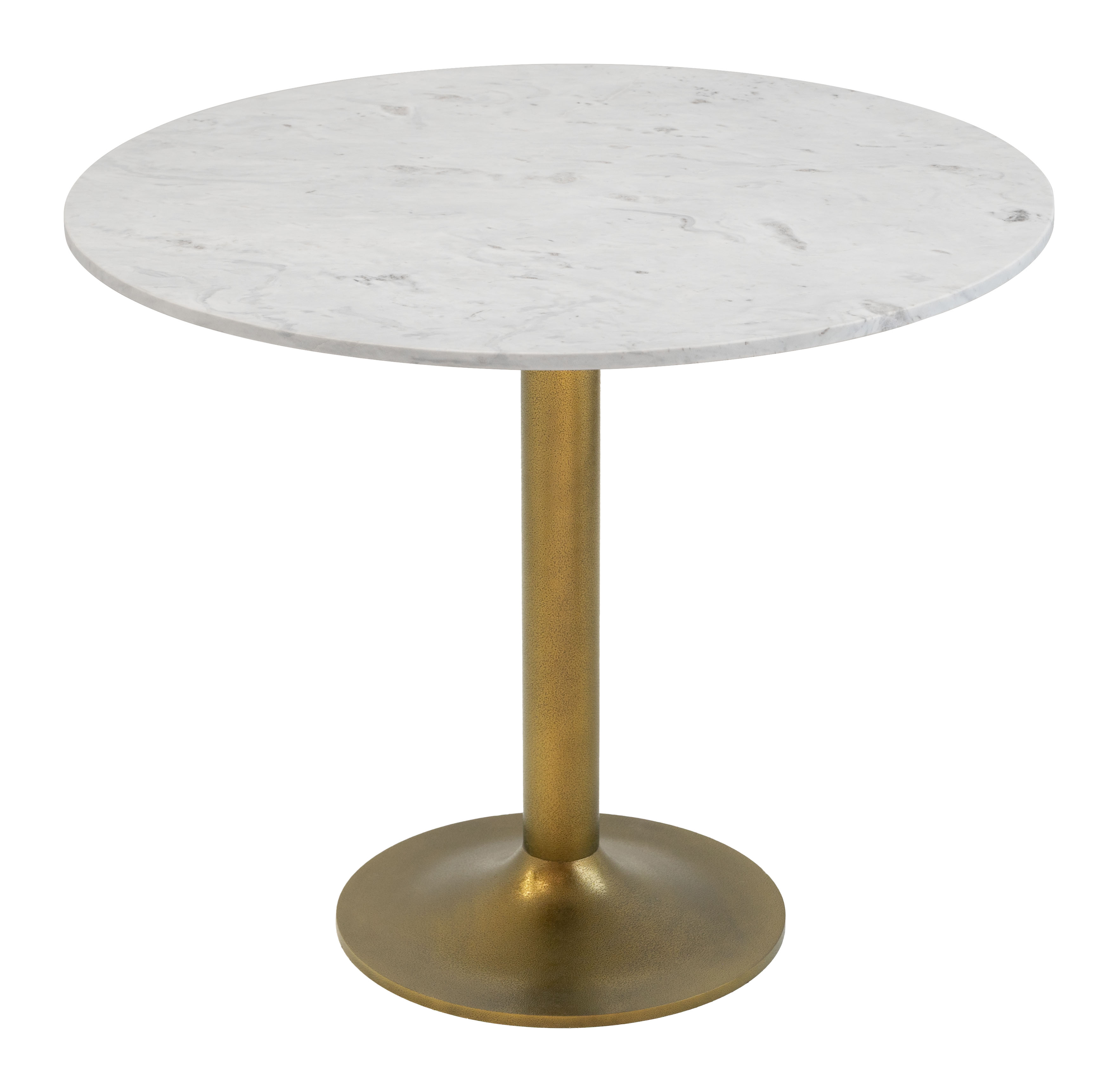 Fullerton Dining Table White & Gold product image