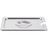 Fourth-size Super Pan V® slotted stainless steel cover