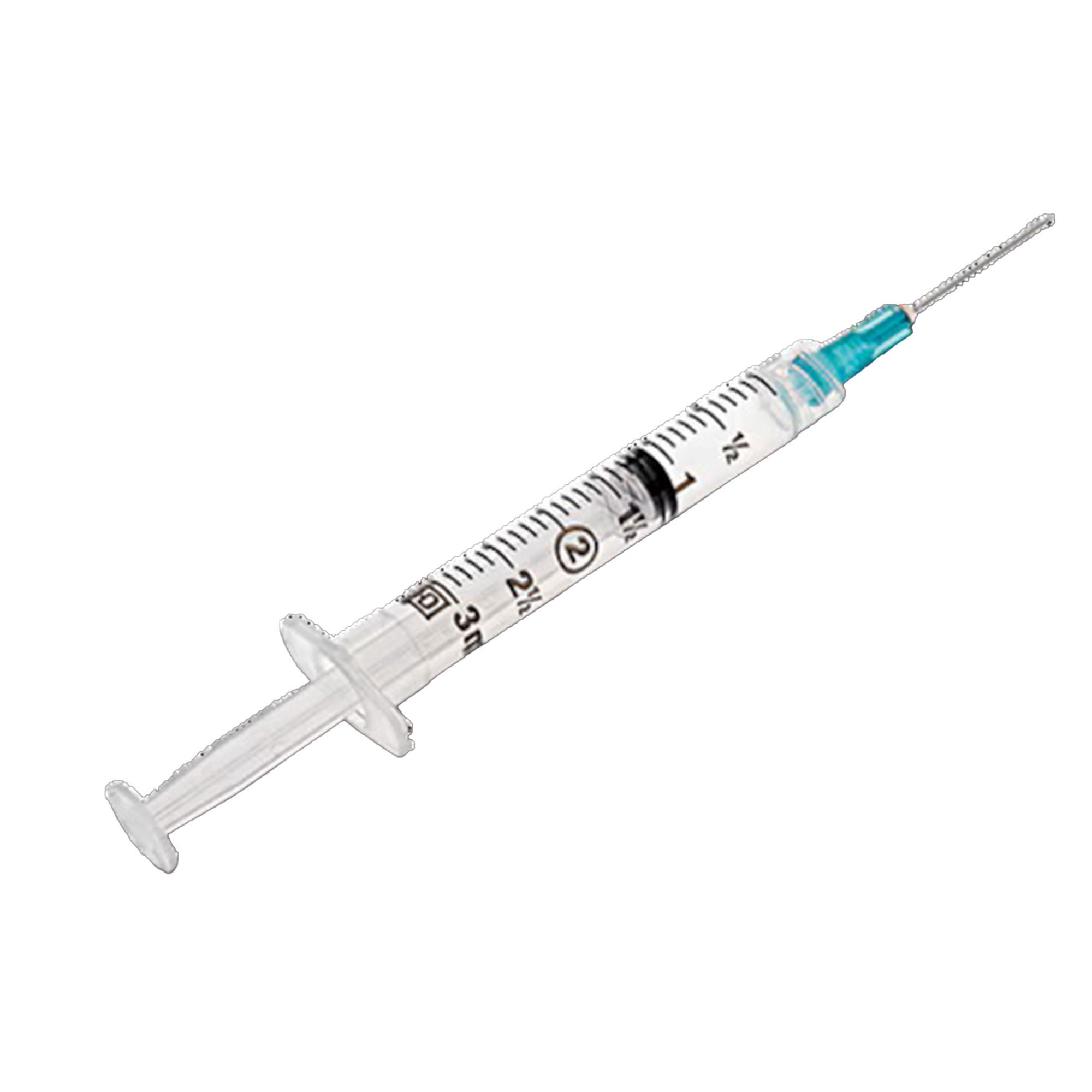 PrecisionGlide™ 3 mL Syringe with Hypodermic Needle, 23 Gauge, 1-Inch Length