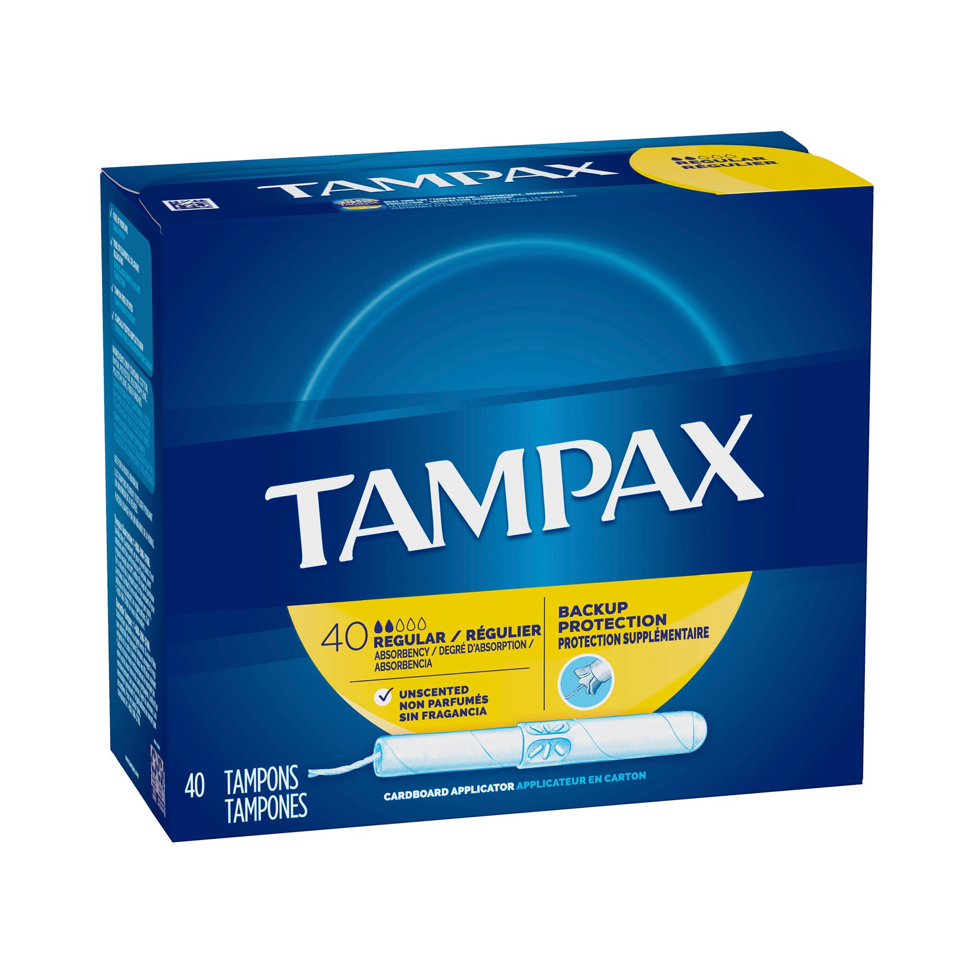 Tampax® Tampons Regular Absorbency Unscented