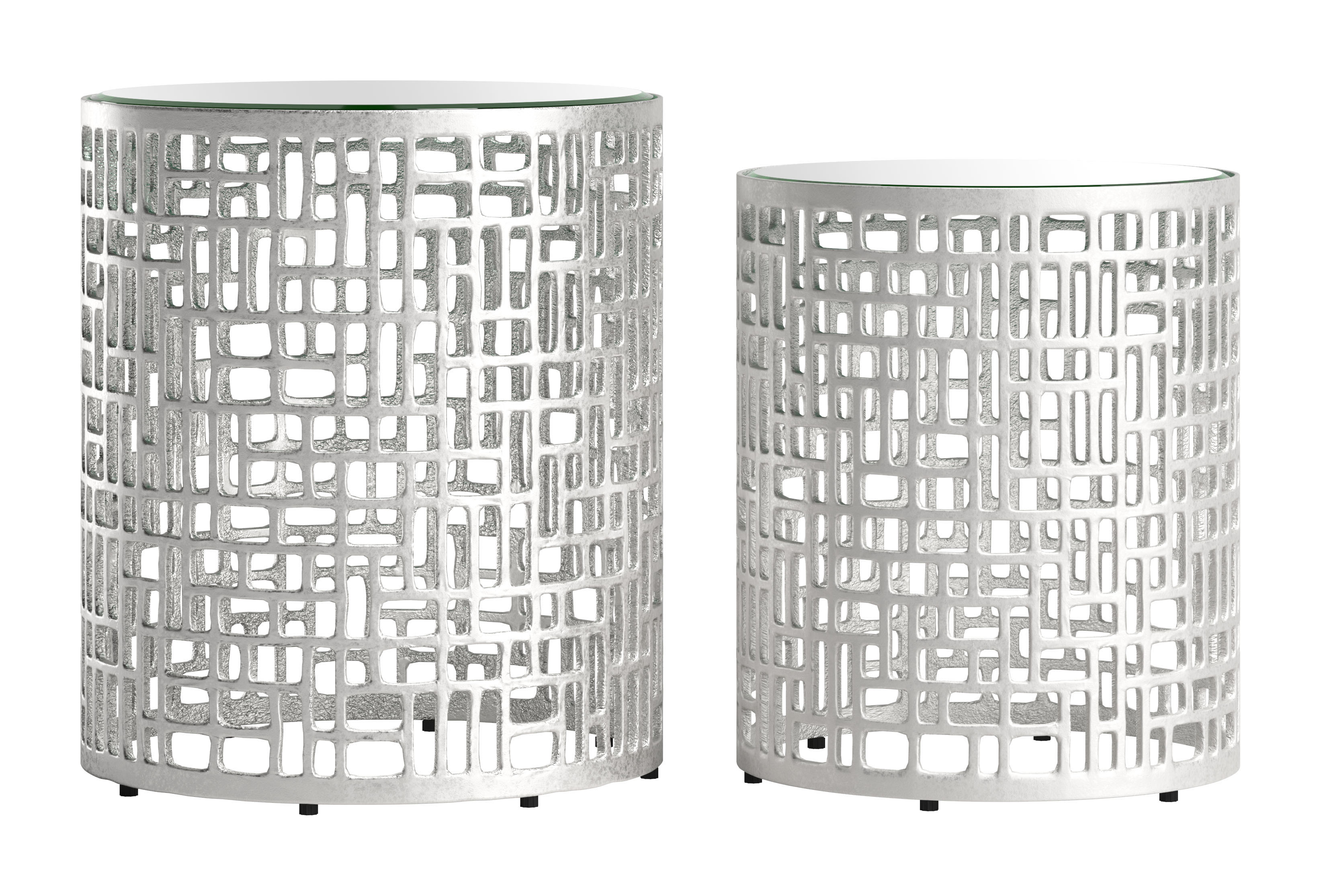 Reden Side Table Set (2-Piece) Silver product image