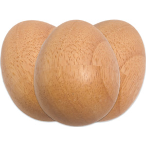 Wooden Egg Shaker, Large, Set of 3