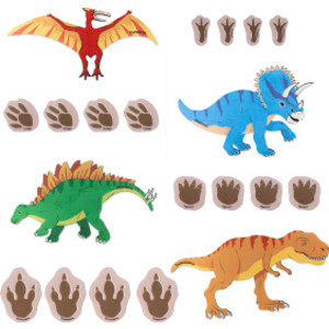 Chasing Dinosaurs Mats