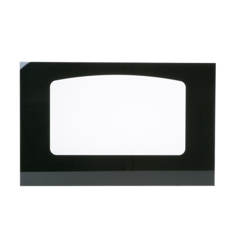 Profile oven door glass  black color