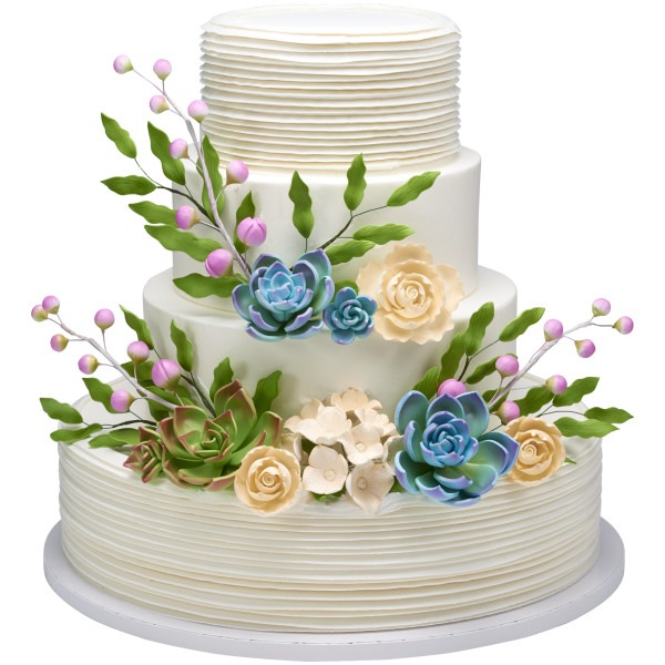 Green Leaf Stems Gum Paste Flowers