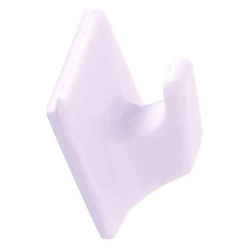 Hardware Essentials Small White Adhesive Hook