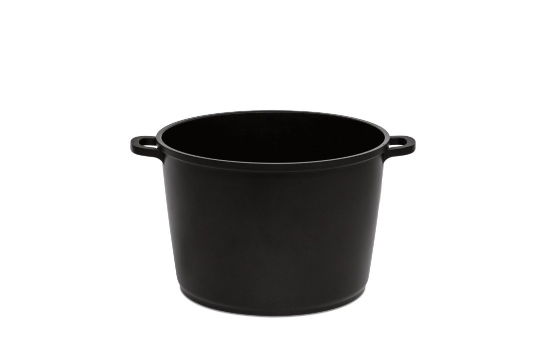 Marmite Traiteur Black Series anti-adhésif sans couvercle de 24 cm
